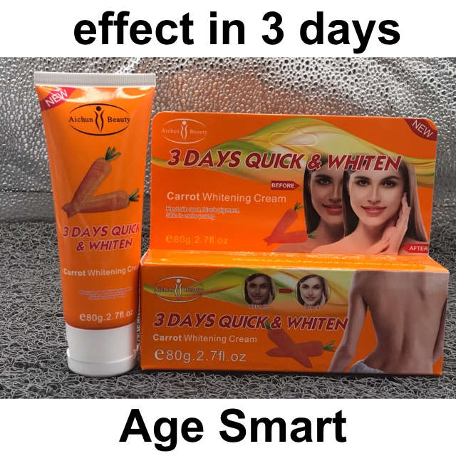 Is Carrot Juice Good For Skin Whitening Face - 3 days quick whitening carrot whitening face and body cream. 80g